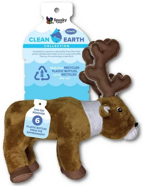 1ea Spunky Pup Clean earth Caribou Plush Large - Toys